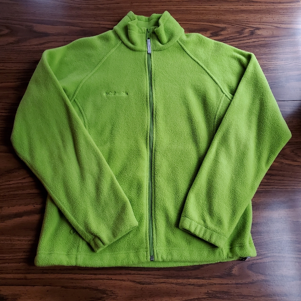 Y2K Columbia Full Zip Fleece Jacket Womens Medium